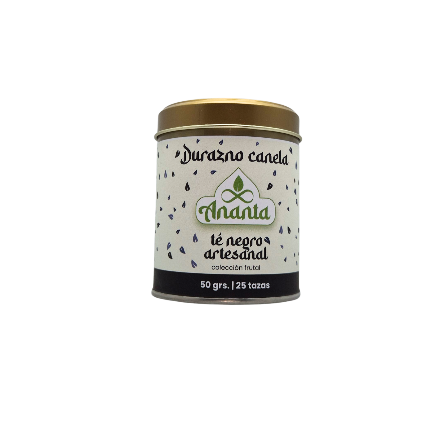 Té negro con durazno y canela
