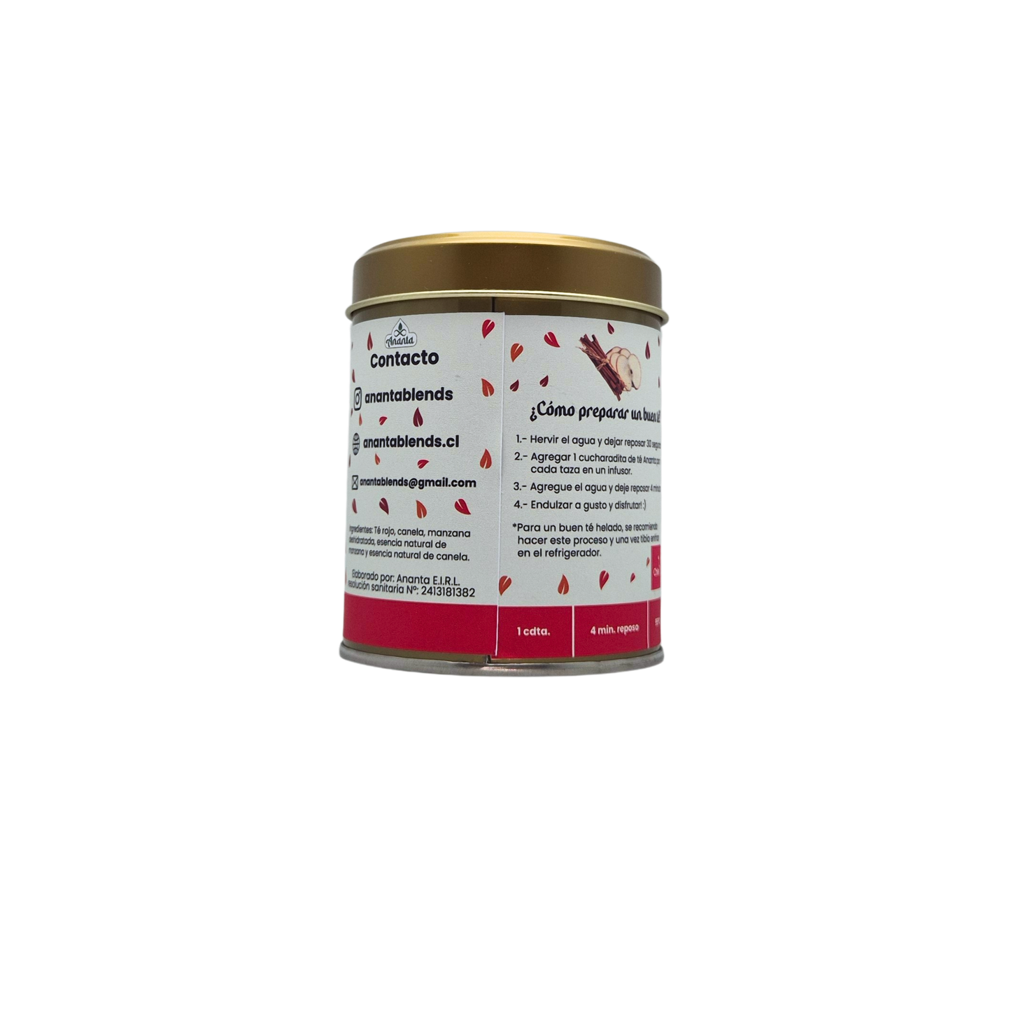 Té rojo manzana canela