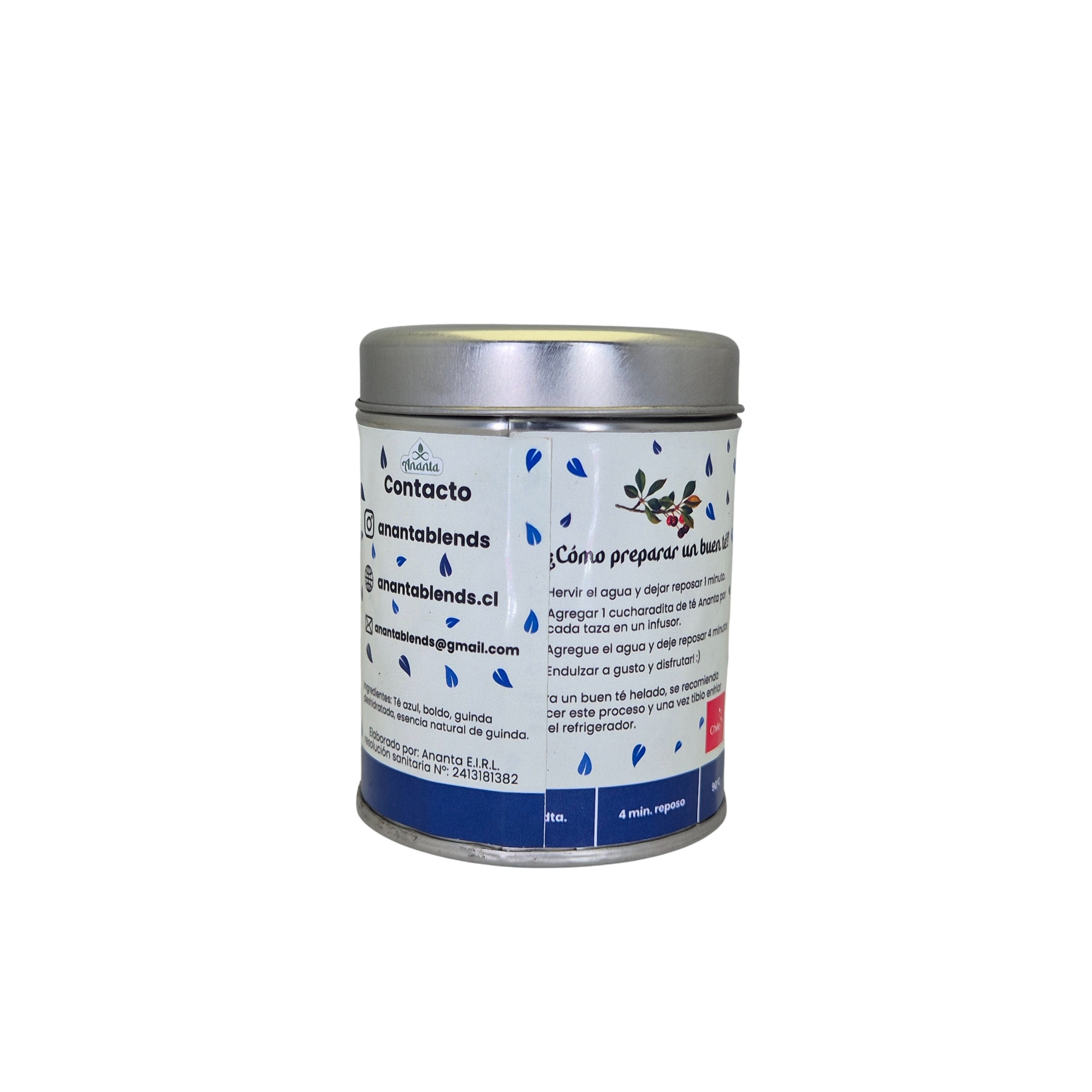 Té azul Boldo Guinda