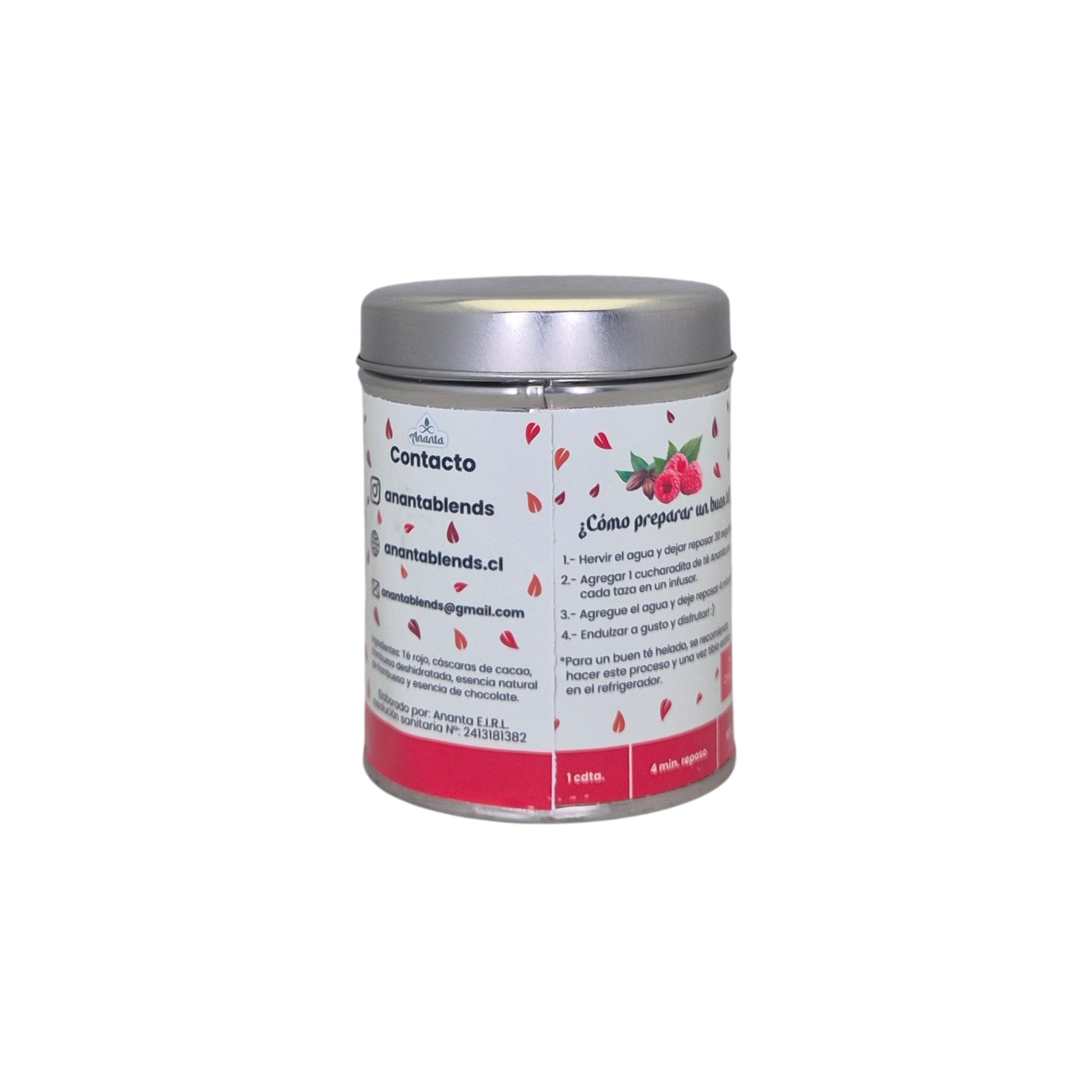 Té rojo Frambuesa cacao