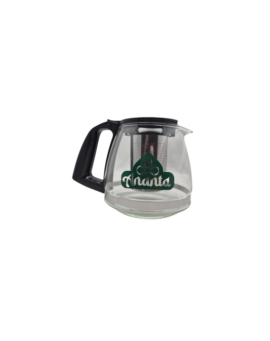 Tetera 750ml vidrio y acero inóxidable