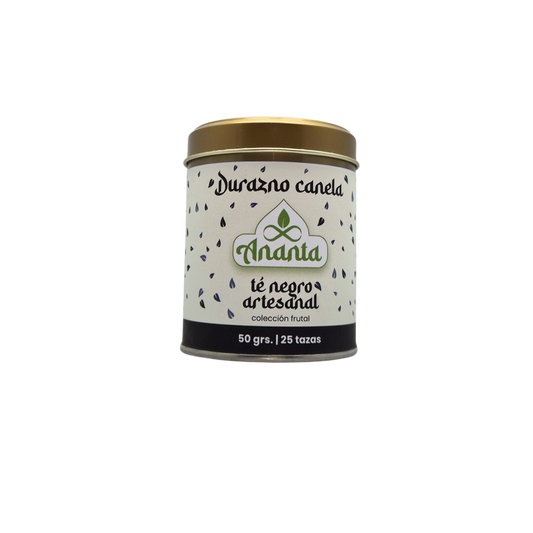 Té negro con durazno y canela
