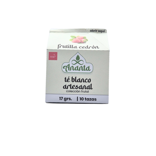Té blanco frutilla cedrón