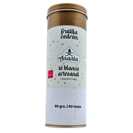Té blanco frutilla cedrón 80grs