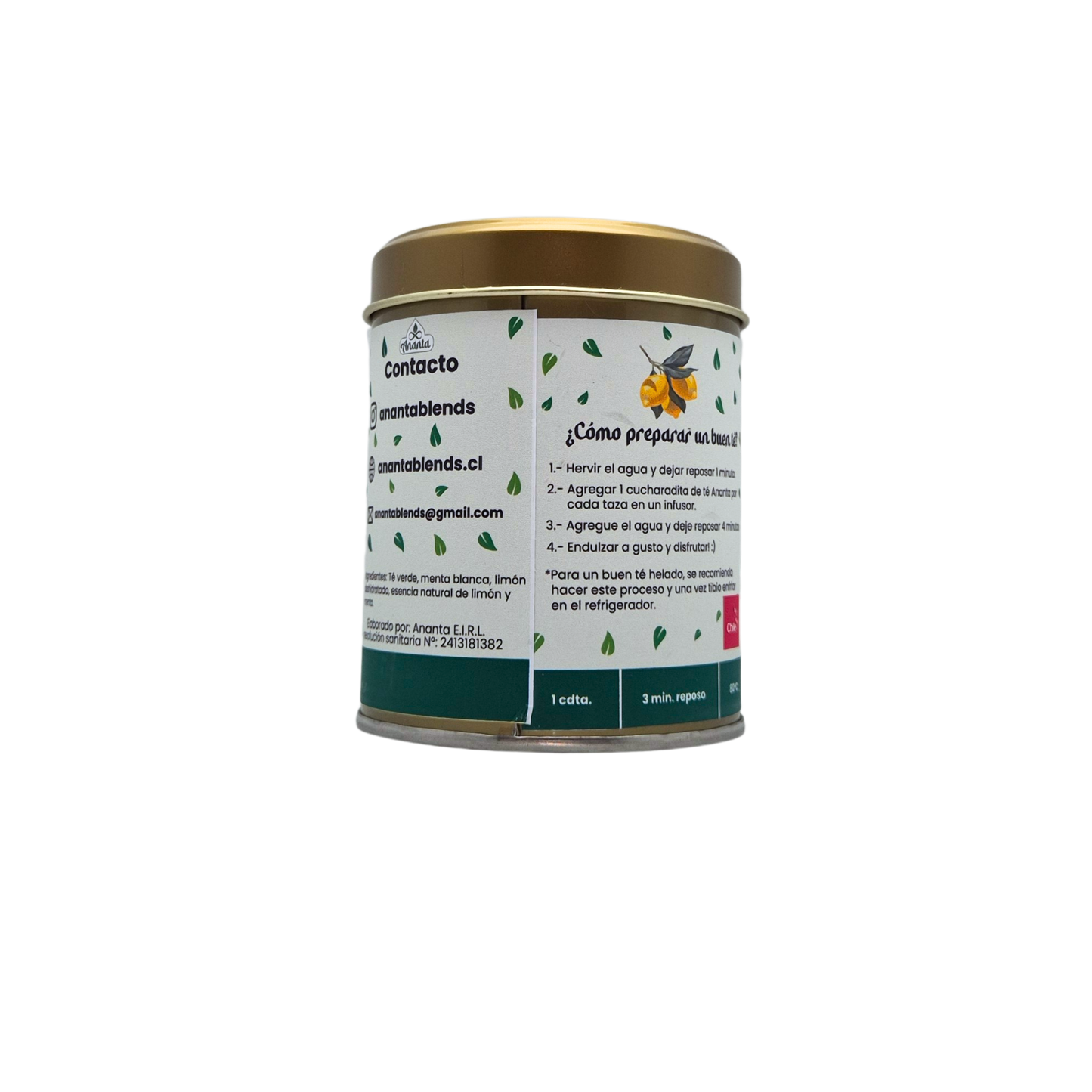 Té verde mango eucalipto