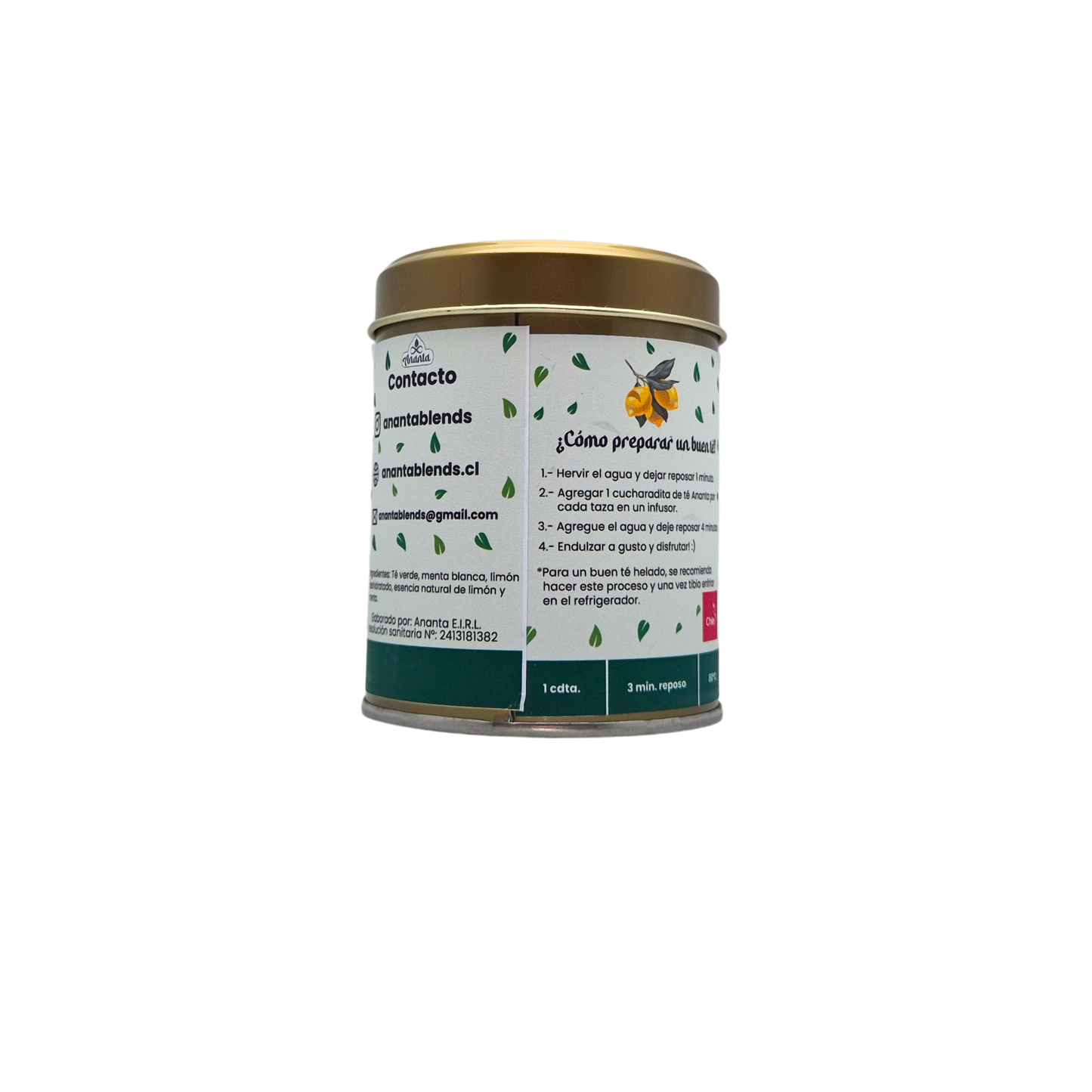 Té verde menta limón