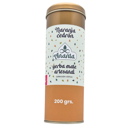 Yerba mate naranja cedrón