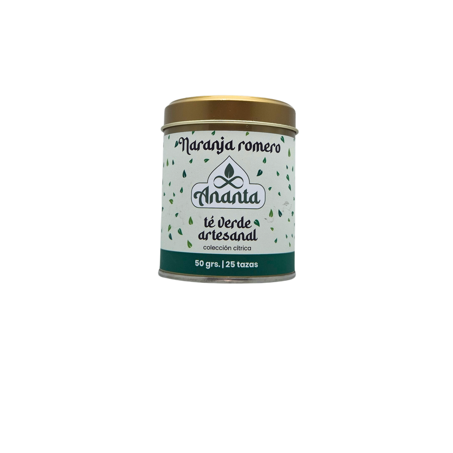 Té verde naranja romero